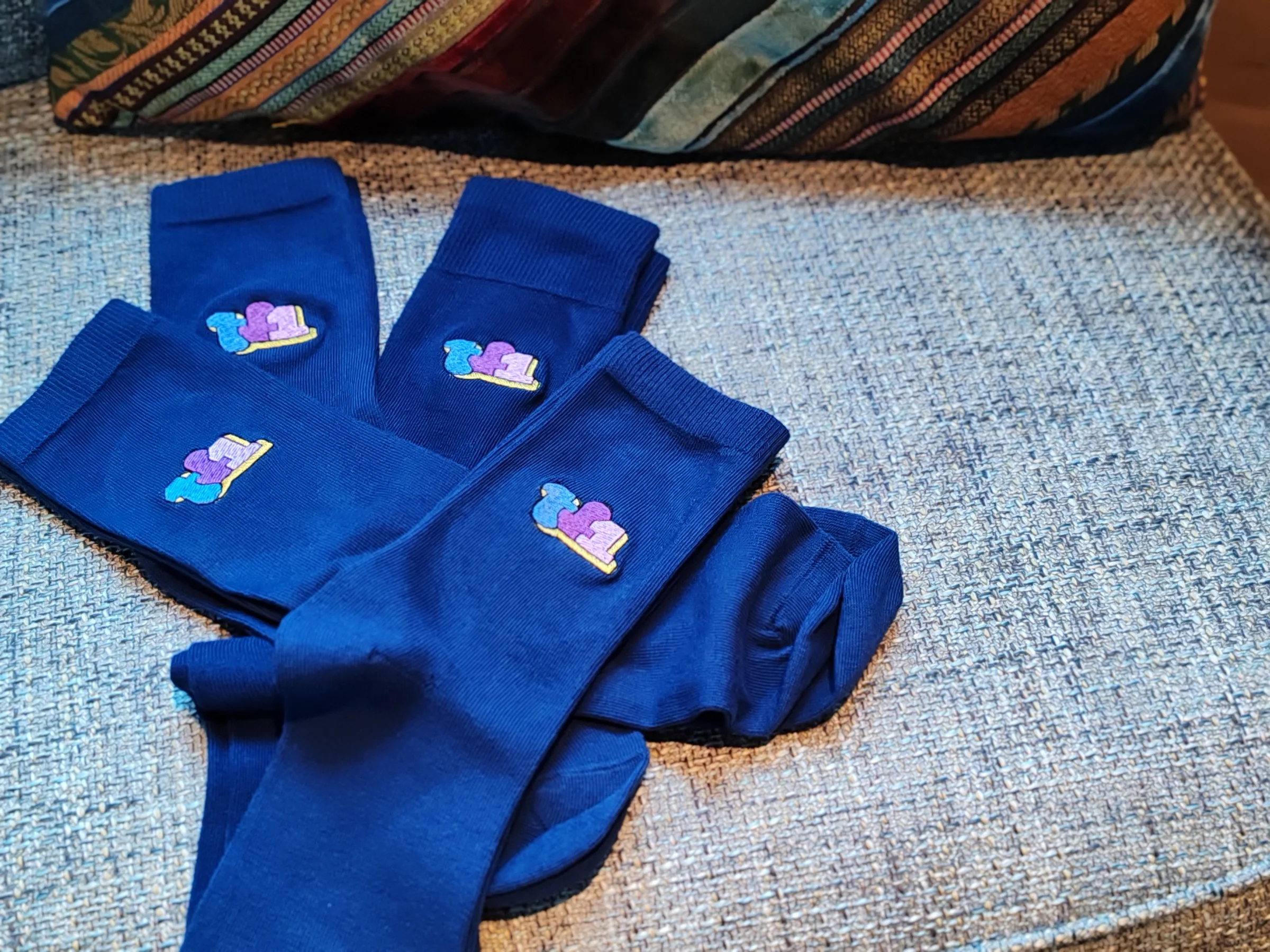 Réalisation chaussette personnalisée