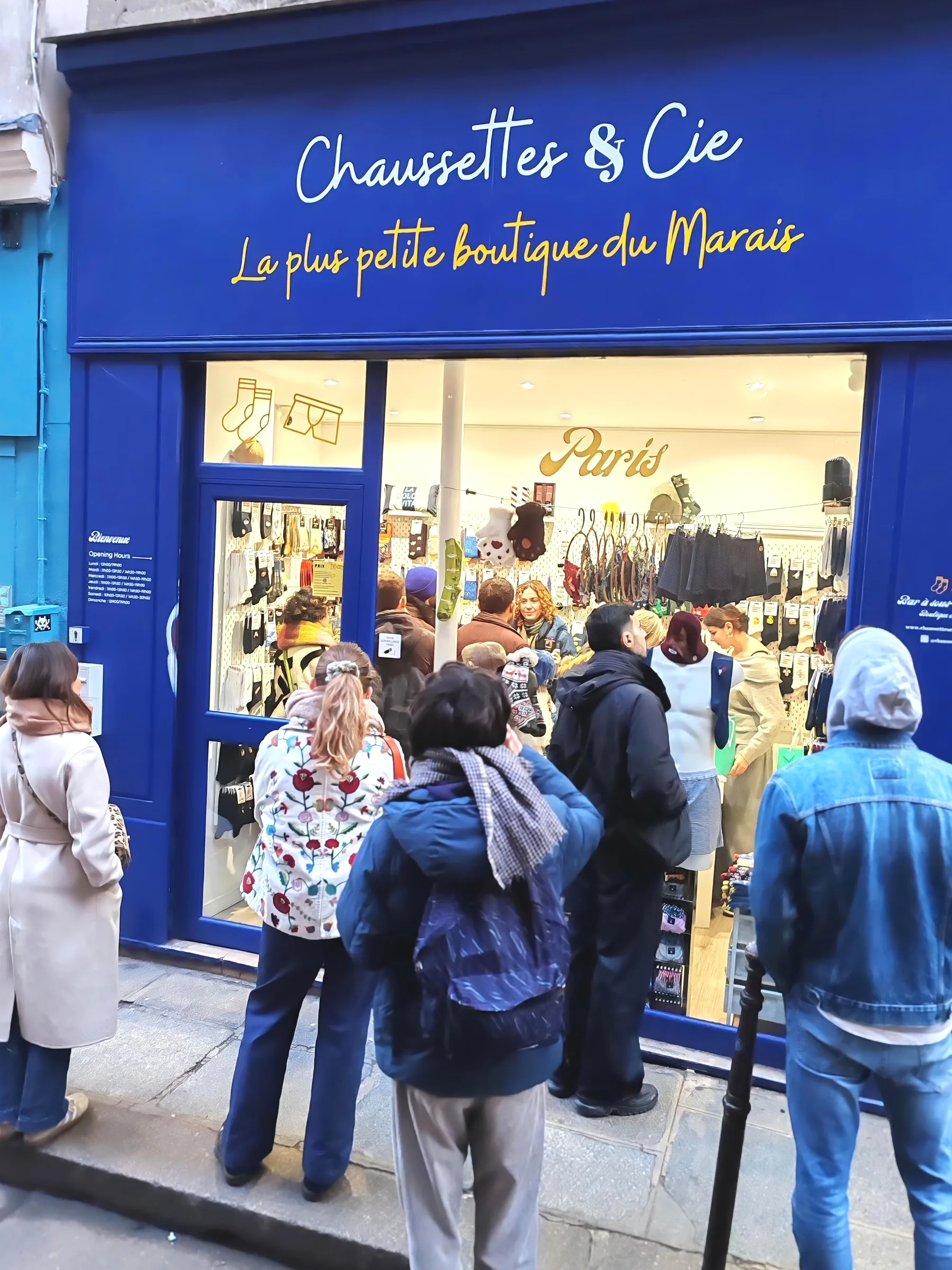 Boutique Paris extérieur